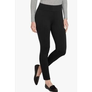 Matty M Black High Rise Stretch Ankle Leggings Dress Pant Womens XS Skinny Fit